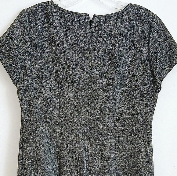 Cato Dress Women's Size 8 Sheath Black and Gray Short Sleeve - Picture 5 of 10